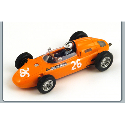 PORSCHE G.MITTER 1963 N.26 4th GERMAN GP 1:43 Spark Model Formula 1 Modellino