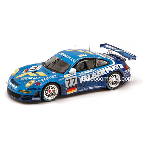 PORSCHE 997 GT 3 N. 77 Le Mans 2008 1:43 Spark Model Auto Competizione Modellino