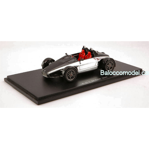 KEN OKUYAMA K 07 2007 BLACK 1:43 Spark Model Auto Stradali Modellino