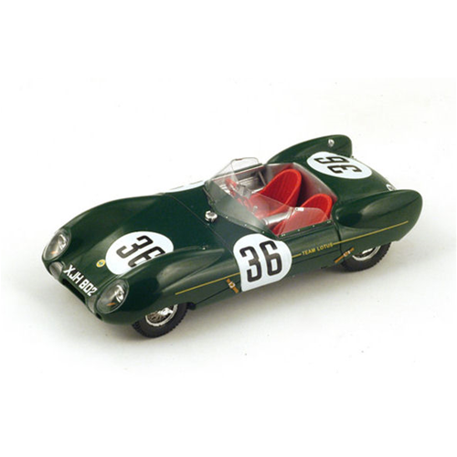 LOTUS XI N.36 7th LE MANS 1956 R.BICKNELL-P.JOPP 1:43 Spark Model Auto Competizione Modellino