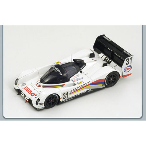 PEUGEOT 905 EV1 BIS N.31 LE MANS 1992 FERTE/V.DE POELE/VENDLINGER 1:43 Spark Model Auto Competizione Modellino