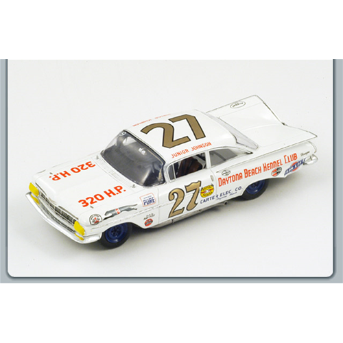 CHEVROLET BISCAYNE N.27 WINNER DAYTONA 500 1960 J.JOHNSON 1:43 Spark Model Auto Competizione Modellino