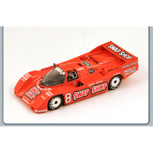 PORSCHE 962 N.8 WINNER SEBRING 12 HOURS 1985 WOLLEK-FOYT 1:43 Spark Model Auto Competizione Modellino