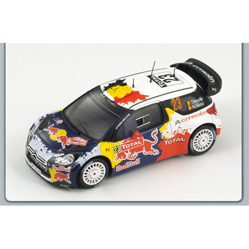 CITROEN DS3 N.23 MONTECARLO 2012 NEUVILLE+GILSOUL 1:43 Spark Model Auto Rally Modellino