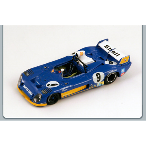 MATRA SIMCA MS 670 B N.9 3rd Le Mans 1974 JABOUILLE-MIGAULT 1:43 Spark Model Auto Competizione Modellino