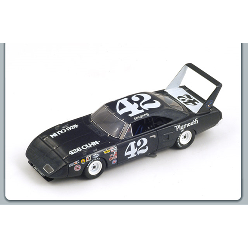 PLYMOUTH SUPERBIRD N.42 RIVERSIDE 1970 1:43 Spark Model Auto Competizione Modellino