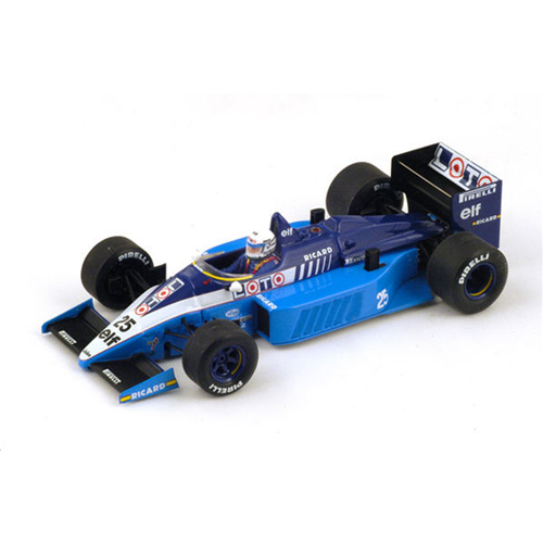 LIGIER JS27 R.ARNOUX 1986 N.25 4th BRITISH GP 1:43 Spark Model Formula 1 Modellino
