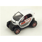 RENAULT ELECTRIC TWIZY 2011 WHITE 1:43 Spark Model Auto Stradali Modellino