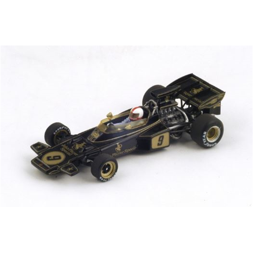 LOTUS 72D D.WALKER 1972 N.9 14th MONACO GP 1:43 Spark Model Formula 1 Modellino