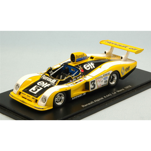 RENAULT-ALPINE A442 N.3 RETIRED LM 1978 J.P.JARIER-D.BELL 1:43 Spark Model Auto Competizione Modellino