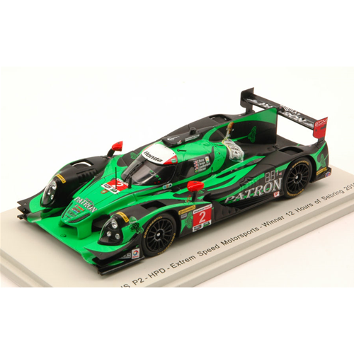 LIGIER JS P2 - HDP N.2 Winner 12 H SEBRING 2016 SHARP-BROWN-DERANI 1:43 Spark Model Auto Competizione Modellino