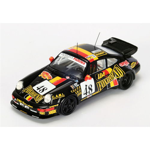 PORSCHE 911 CARRERA 2 CUP N.48 DNF Le Mans 1993 GROHS-LIBERT-THEYS 1:43 Spark Model Auto Competizione Modellino