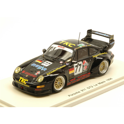 PORSCHE 911 GT2 N.77 18th Le Mans 1996 T.SUZUKI-G.KUSTER-M.JURASZ 1:43 Spark Model Auto Competizione Modellino