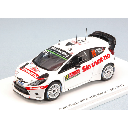 FORD FIESTA WRC N.14 RETIRED MONTE CARLO 2015 B.BOUFFIER-X.PANSERI 1:43 Spark Model Auto Rally Modellino
