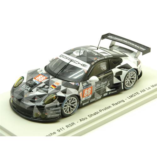 PORSCHE 911 RSR N.88 DNF LE MANS 2015 C.RIED-K.AL QUBAISI-K.BACHLER 1:43 Spark Model Auto Competizione Modellino