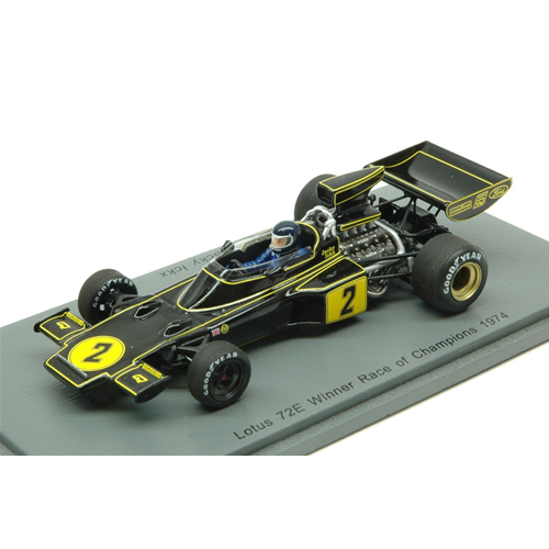 LOTUS 72E J.ICKX 1974 N.2 WINNER RACE OF CHAMPIONS 1974 1:43 Spark Model Formula 1 Modellino