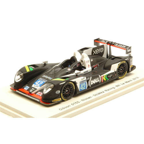 GIBSON 015S N.42 8th Le Mans 2016 N.LEVENTIS-D.WATTS-J.KANE 1:43 Spark Model Auto Competizione Modellino