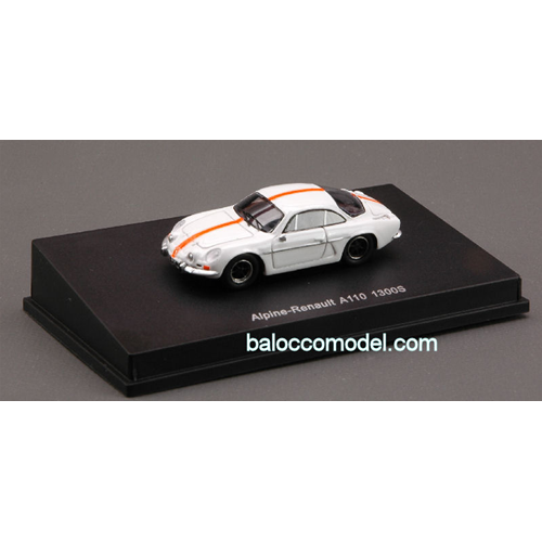 ALPINE A 110 1300 1966 WHITE 1:87 Spark Model Auto Stradali Modellino