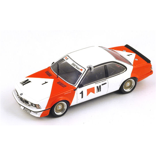 BMW 635 CSI N.1 2nd MACAU GUIA RACE 1985 G.BERGER 1:43 Spark Model Auto Competizione Modellino