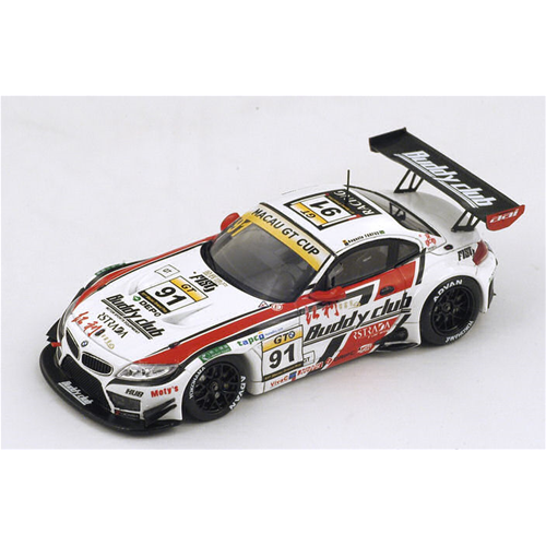 BMW Z4 GT3 N.91 5th MACAU GP GT CUP 2014 A.FARFUS 1:43 Spark Model Auto Competizione Modellino