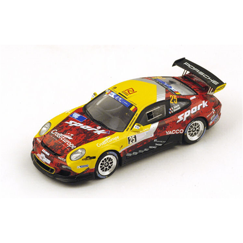 PORSCHE 911 GT3 N.25 RETIRED YPRES RALLY 2015 R.DUMAS-D.GIRAUDET 1:43 Spark Model Auto Rally Modellino