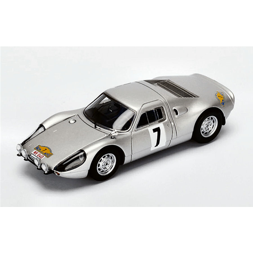 PORSCHE 904 GTS N.7 WINNER RALLYE ROUTES DU NORD 1967 GABAN-PEDRO 1:43 Spark Model Auto Rally Modellino
