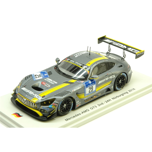 MERCEDES GT3 N.29 2nd 24 H NURBURGRING 2016 VIETORIS-SEEFRIED 1:43 Spark Model Auto Competizione Modellino