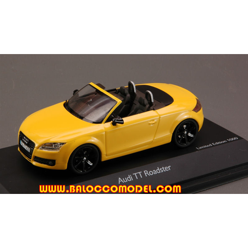 AUDI TT ROADSTER IMOLA 2006 YELLOW 1:43 Schuco Auto Stradali Modellino