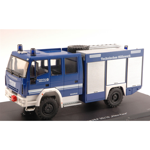 IVECO MAGIRUS HLF 20/16 NEW FACE 2003 1:43 Schuco Camion Modellino