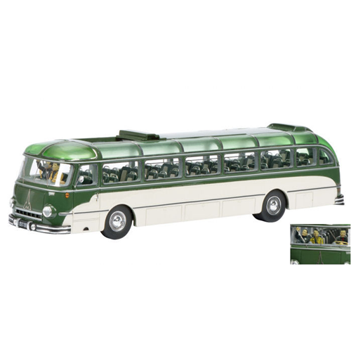 MAGIRUS DEUTZ O6500 "WUNDER VON BERN" 1954 WITH 3 FIGURES 1:43 Schuco Autobus Modellino