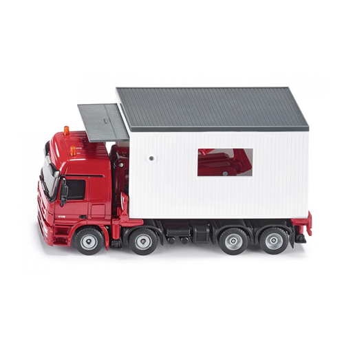 CAMION CON GARAGE MOBILE 1:50 Siku Camion Modellino