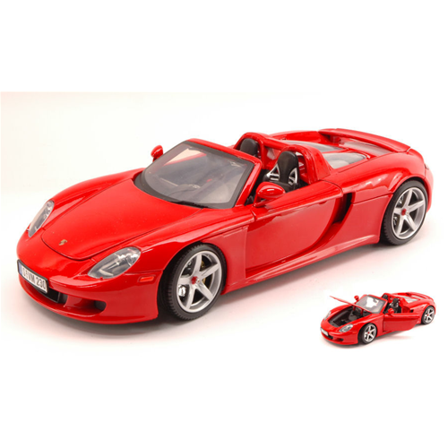 PORSCHE CARRERA GT 2001 RED 1:18 Solido Auto Stradali Modellino