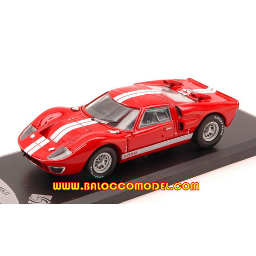 FORD GT40 MKII 1966 RED 1:43 Solido Auto Stradali Modellino