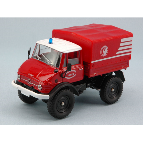 MERCEDES UNIMOG 406 SECOURS DE MONTAGNE 1:43 Solido Pompieri Modellino