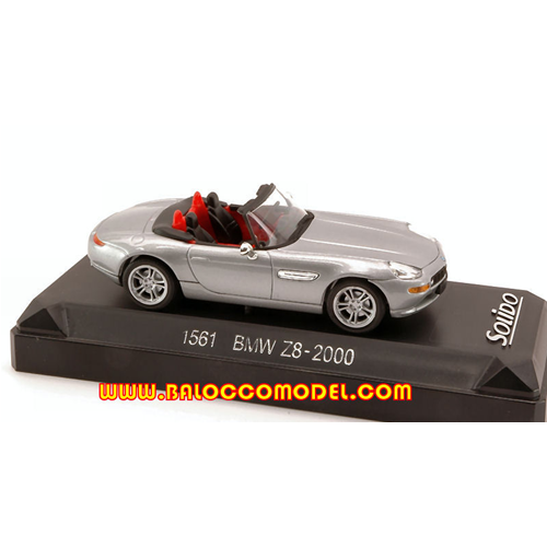 BMW Z 8 1999 GREY MET.1:43 Solido Auto Stradali Modellino