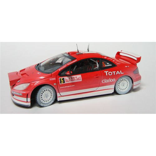PEUGEOT 307 N.5 Monte Carlo 2004 1:18 Solido Auto Rally Modellino