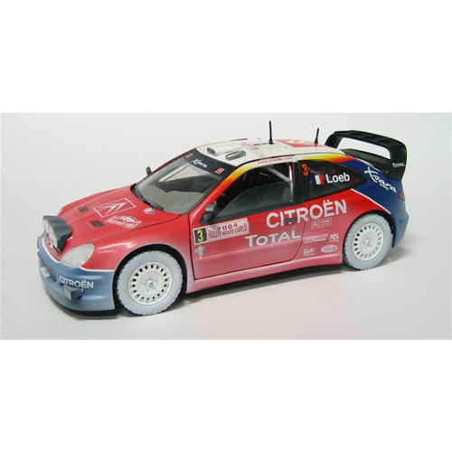 CITROEN XSARA WRC MONTE CARLO 2004 1:18 Solido Auto Rally Modellino