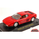 FERRARI TESTAROSSA 1984 RED BLISTER (SENZA CUPOLA) 1:43 Editoria Auto Stradali Modellino