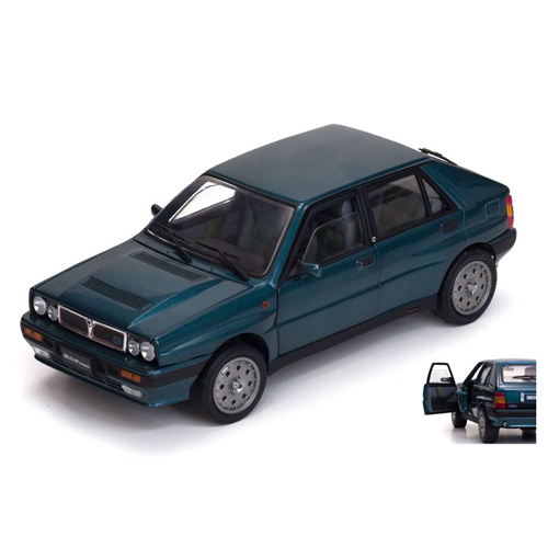 LANCIA DELTA HF INTEGRALE 16 V 1989 METALLIC BLUE 1:18 SunStar Auto Stradali Modellino