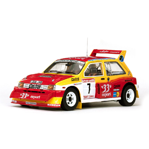 MG METRO N.7 RALLY DE GARRIGUES 1986 AURIOL-OCCELLI 1:18 SunStar Auto Rally Modellino