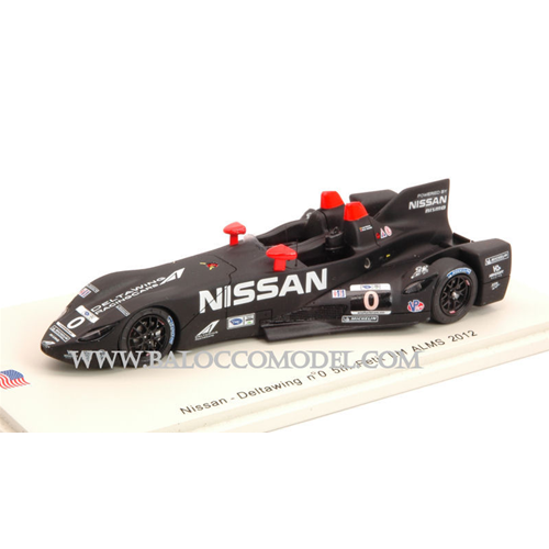 NISSAN-DELTAWING N.0 5th PETIT LE MANS ALMS 2012 ORDONEZ-JEANNETTE 1:43 Spark Model Auto Competizione Modellino