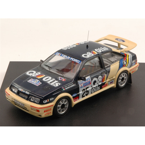 FORD SIERRA N.25 ACCIDENT RAC RALLY 1989 CUNICO-HARRYMAN 1:43 Trofeu Auto Rally Modellino