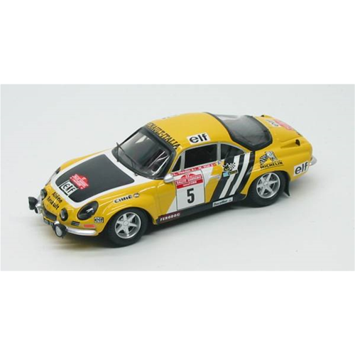 ALPINE A 110 N.5 3rd SAN REMO 1975 THERIER/VIAL 1:43 Trofeu Auto Rally Modellino