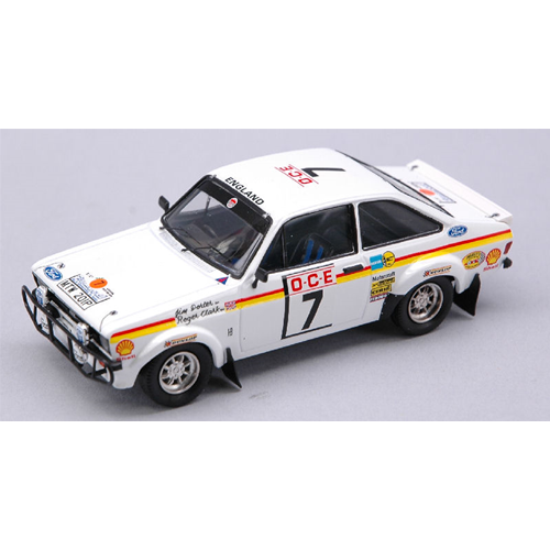 FORD ESCORT MK II N.7 MAROC 1976 1:43 Trofeu Auto Rally Modellino