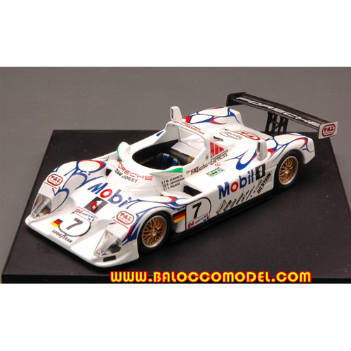 PORSCHE LMP1/98 N.7 RETIRED Le Mans 1998 ALBORETO-JOHANSSON-DALMAS 1:43 Trofeu Auto Competizione Modellino