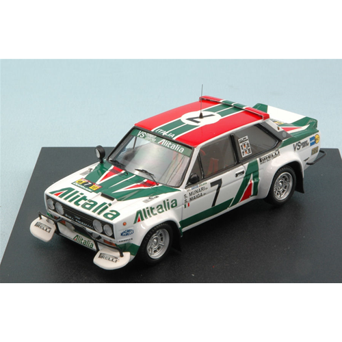 FIAT 131 ABARTH N.7 10th SAFARI 1979 MUNARI-MAIGA 1:43 Trofeu Auto Rally Modellino