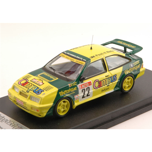 FORD SIERRA COSWORTH N.22 11th 24 H D'YPRES 1988 M.SOULET-P.WILLEM 1:43 Trofeu Auto Rally Modellino