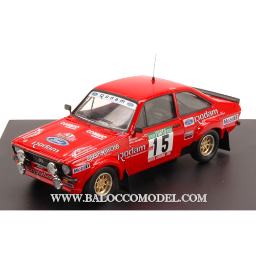 FORD ESCORT MK II N.15 6th PORTUGAL 1985 MIGUEL/NASCIMENTO 1:43 Trofeu Auto Rally Modellino