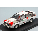 AUDI QUATTRO N.2 RETIRED PORTUGAL RALLY 1981 H.MIKKOLA-A.HERTZ 1:43 Trofeu Auto Rally Modellino