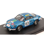 ALPINE A110 N.83 FATAL ACCIDENT PORTUGAL 1972 C.MARQUES-J.ARNAUD(+) 1:43 Trofeu Auto Rally Modellino